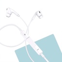 Audífono Alámbricos Lightning 1.2m Blanco (US-SJ621 EP41)