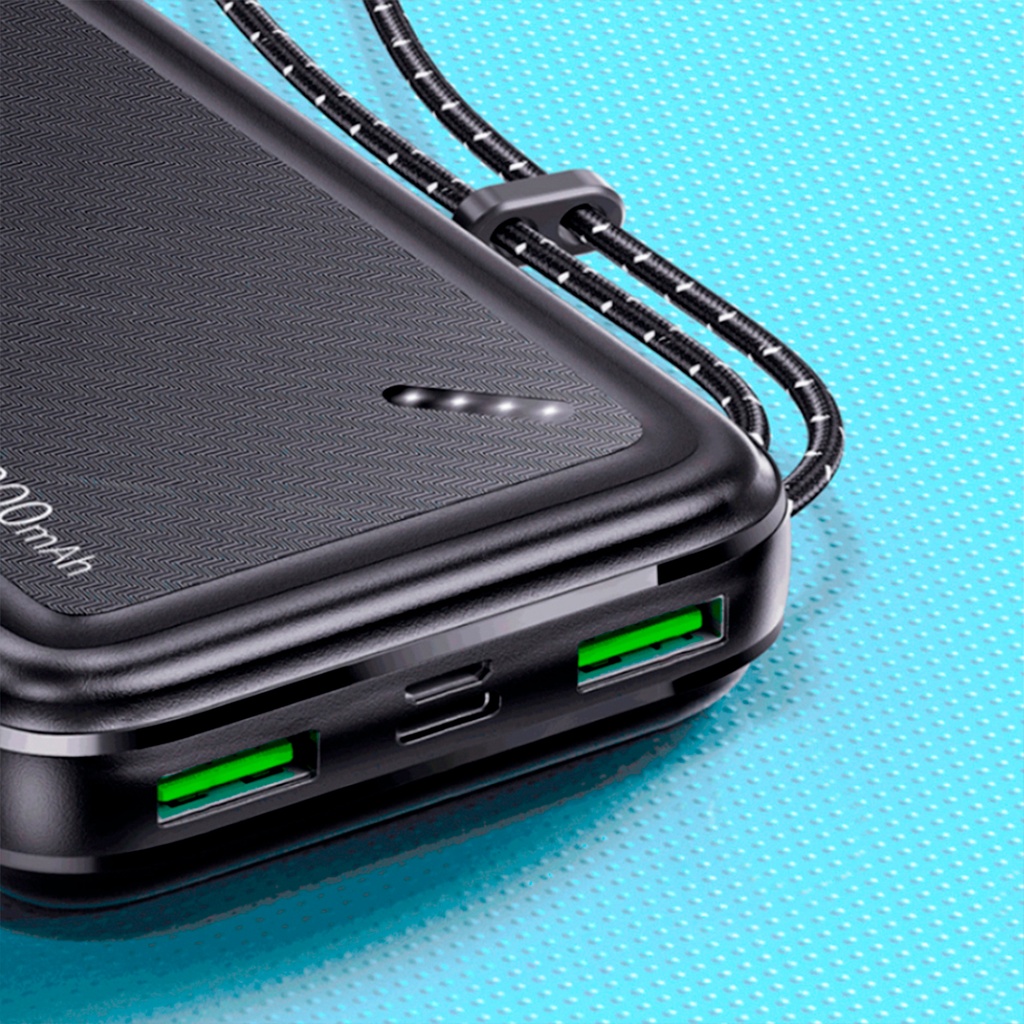 PowerBank Con Cinta 20.000 mAh Negro (US-CD168)