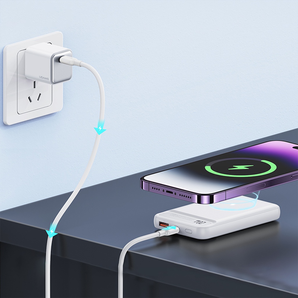 Powerbank Digital MagSafe 10.000mAh Blanco (US-CD214)