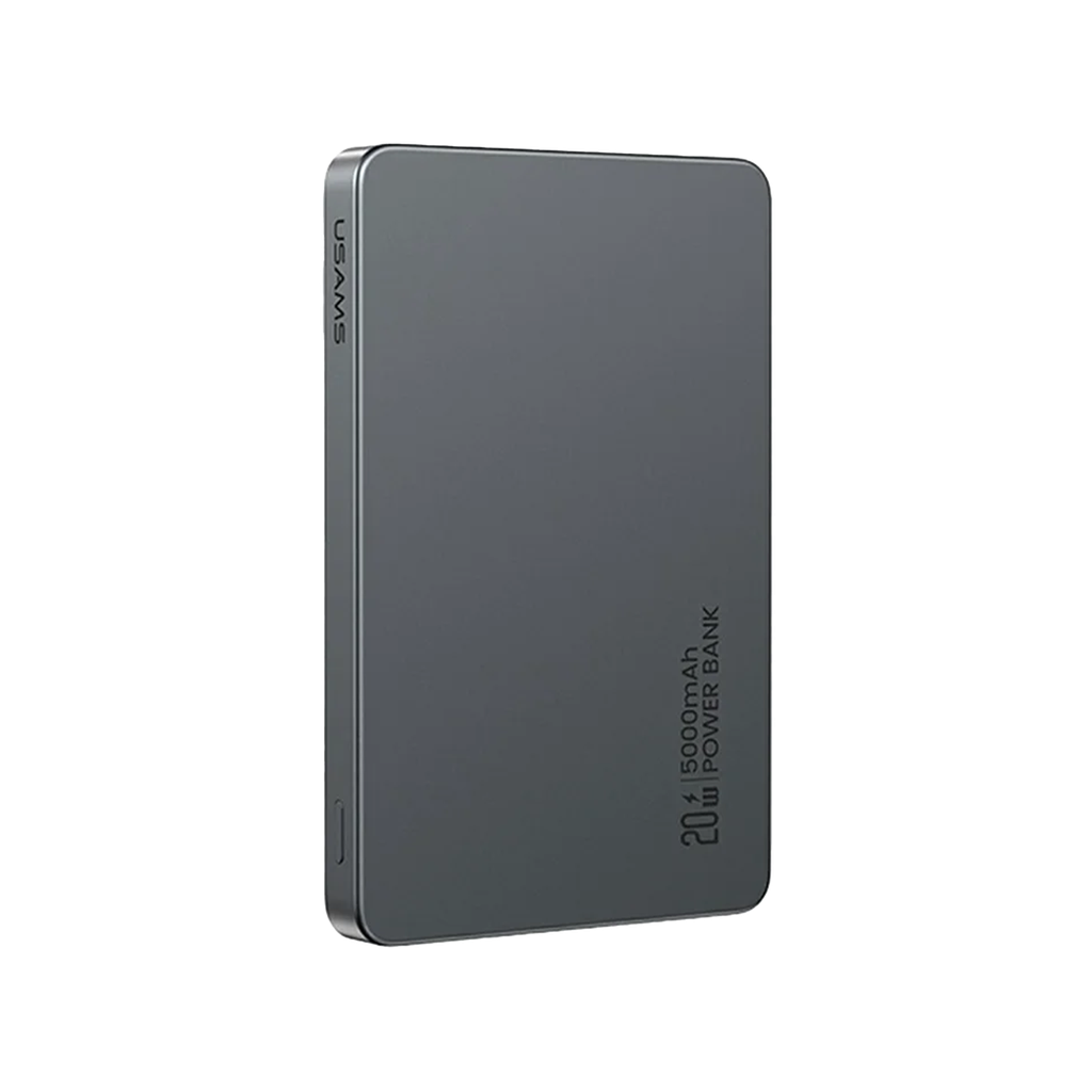 Powerbank PD 20W Magnético Carga Rápida Wireless 5000mAh Gris (CD231)