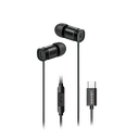 Audífono Alámbrico Tipo C Negro (EP46 - Mini)