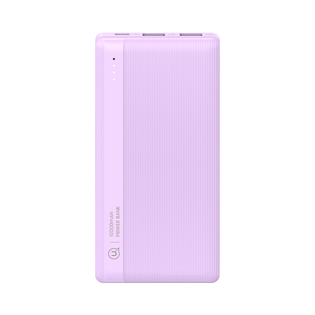 PowerBank Doble Puerto 10.000 mAh Lila (US-CD205)