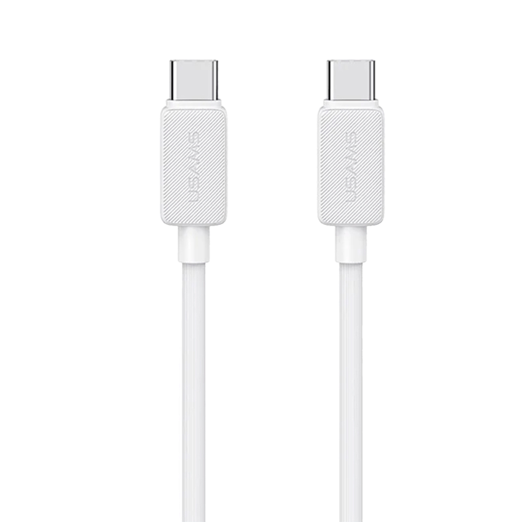 Cable KY Tipo C a Tipo C 60W 1m Blanco (US-SJ691)