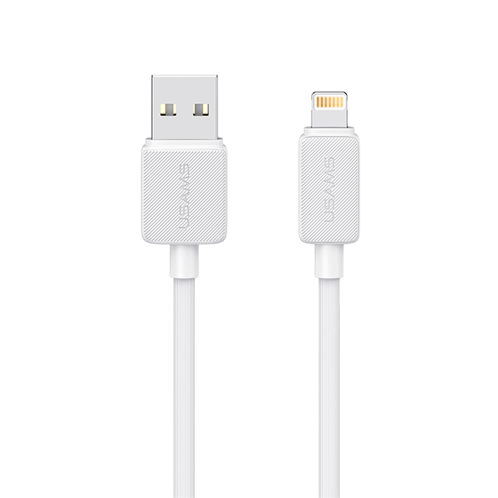 Cable KY Lightning a USB 2.4A 1m Blanco (US-SJ689)