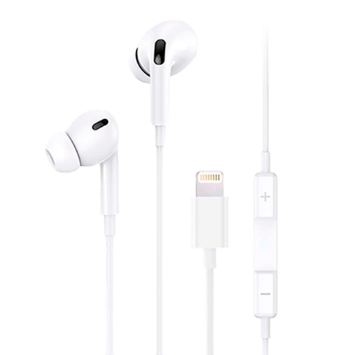 Audífono Alámbricos Lightning 1.2m Blanco (US-SJ621 EP41)