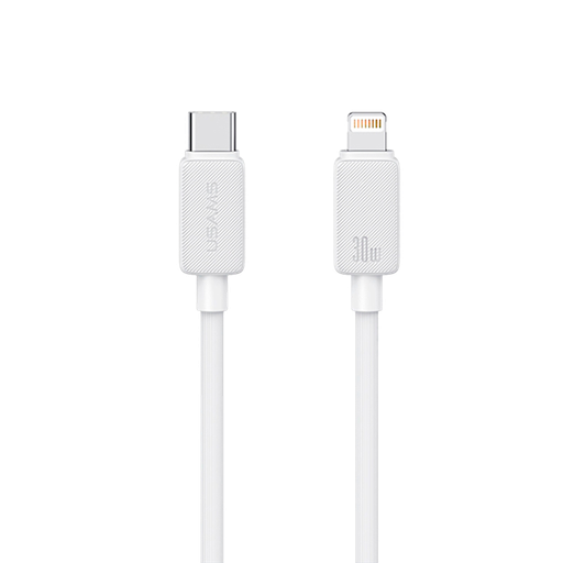Cable KY Lightning a Tipo C 30w 1m Blanco (US-SJ692)
